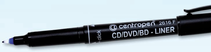 Centropen GF.CP4616.02 4616 Marker pentru CD/DVD ALBASTRU, 0.6mm, 8595013631614