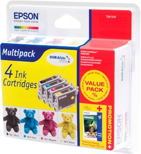 Epson C13T06154010 C13T061540 Multipack + 20 coli 10x15 pt. DX3850/DX4850, 8715946361222