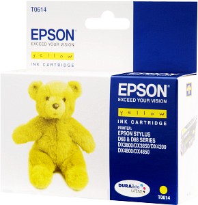 Epson C13T06144010 C13T061440 Cartus cerneala Yellow DuraBrite pt. DX3850/DX485, 8715946360263