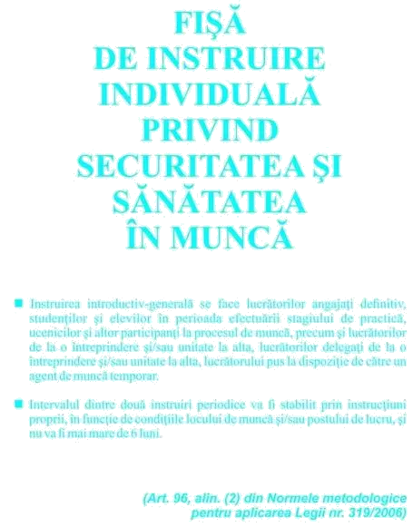 OFFICE MAX TI8093 Fisa individuala de instructaj pentru sanatate si securitate in munca (SSM), 6426358011149 5948511266520