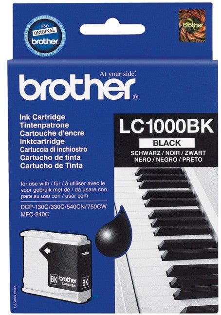 Brother LC1000BK LC-1000BK Cartus original negru pt. Brother DCP-330/540, 4977766643870