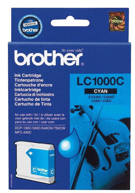 Brother LC1000C LC-1000C Cartus original cyan pt. Brother DCP-330/540, 4977766643900