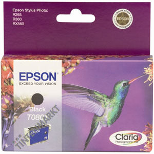 Epson C13T08014011 T080140 cartus negru pentru Stylus P50, R265, R285, R360, 8715946493244