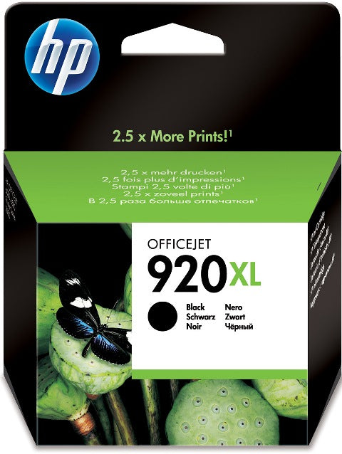 HP CD975AE No. 920XL Cartus inkjet black ORIGINAL, 1200 pagini, 889899377093 884420649489 884420649496