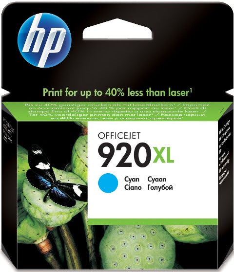 HP CD972AE No. 920XL Cartus inkjet cyan ORIGINAL, 700 pagini, 889899377062 884420649274 884420649281