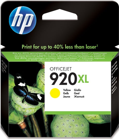 HP CD974AE No. 920XL Cartus inkjet yellow ORIGINAL, 700 pagini, 889899377086 884420649410 884420649427