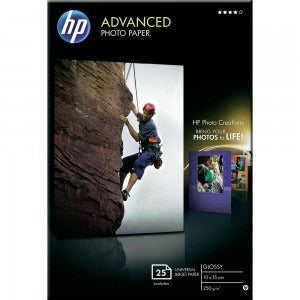 HP Q8691A Hartie foto 10x15 cm 250 g/mp Advanced Photo Paper 25 coli, 882780349599