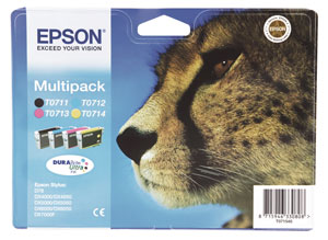 Epson C13T07154010 T07154010 Multipack 4 cartuse Bk/C/M/Y,Epson Stylus D78/ D92, 8715946624563