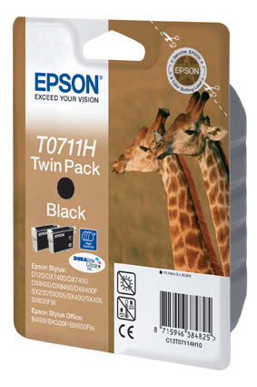 Epson C13T07114H10 T07114H10 Twin Pack 2 cartuse negre pt Epson D120, 8715946384825