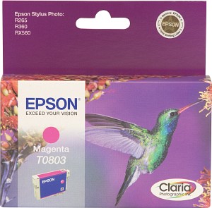 Epson C13T08034011 T080340 cartus magenta pentru Stylus P50, R265, R285, R360, 8715946494135