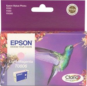 Epson C13T08064011 T080640 cartus light magenta pentru Stylus P50, R265, R285, 8715946494166