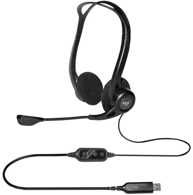 Logitech 981-000100 Casca PC Headset 960 cu fir, Binaural, On-Ear, conectare USB,, 5099206008441