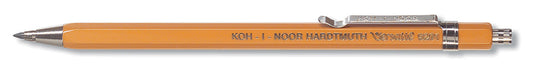 Koh-I-Noor K5201-C Creion mecanic profesional corp metalic, varf 2 mm, galben, accesorii cromate